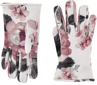 MonnaLisa flower-printed neoprene gloves