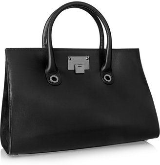 Jimmy Choo Riley leather and suede tote