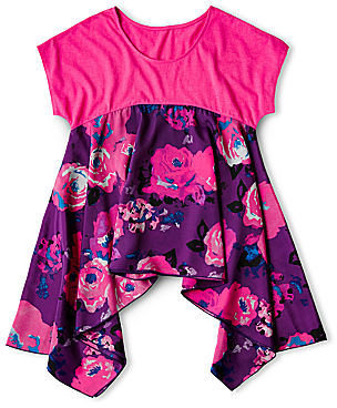 JCPenney Total Girl Woven Flowy Top - Girls 6-16 and Plus