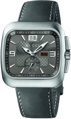 Gucci Stainless Steel & Grey Dial Watch, 40mm