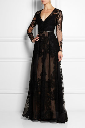 Elie Saab Tulle and lace gown
