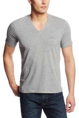 HUGO BOSS Men's Cotton Stretch V-Neck Shirt