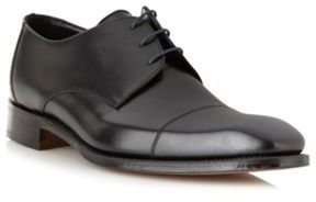 Loake Black leather toe cap shoes