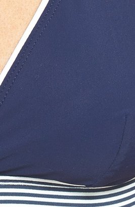 Tory Burch 'Menton' Stripe Bikini Top