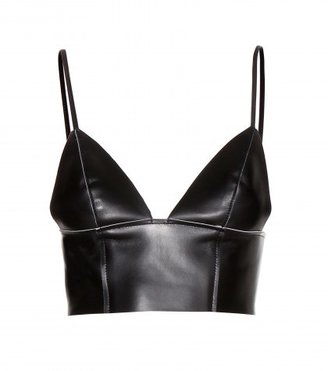 Alexander Wang T by Leather Bralet