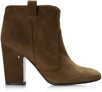 Laurence Dacade Pete Nubuck Leather Ankle Boots in Olive