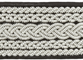 Maria Rudman Embroidered leather bracelet