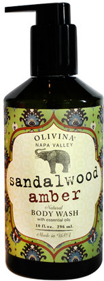 Olivina Sandalwood Amber Body Wash