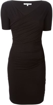 Carven ruched wrap dress