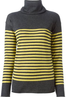 P.A.R.O.S.H. 'Lush' turtleneck striped sweater