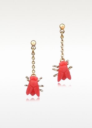 Les Nereides Bijoux Miniatures Fly Earrings