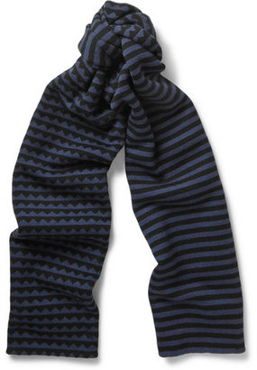Marc by Marc Jacobs Zig-Zag Woven Wool Scarf