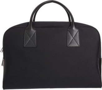 Barneys New York Leather-Trimmed Duffel Bag