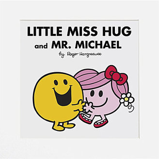 Little Miss ART YOU GREW UP Hug and Mr Happy personalised art print