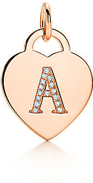 Tiffany & Co. Alphabet Heart Tag Letter "A" Charm
