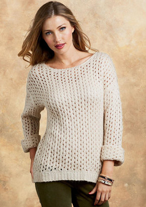 Alloy Olivia Sky Oversize Tunic Sweater