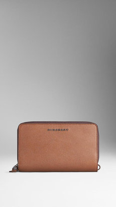 Burberry London Leather Travel Wallet