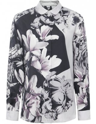 Paul Smith Women's Black Framework Floral Print Shirt