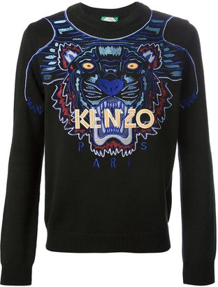 Kenzo embroidered tiger sweater