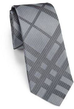 Burberry Tonal-Check Silk Tie