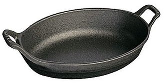 Staub Oval Roasting Dish - 11" x 8" - 1.5Qt - Black Matte