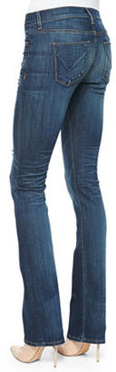 Hudson Elle Mid-Rise Boot-Cut Jeans