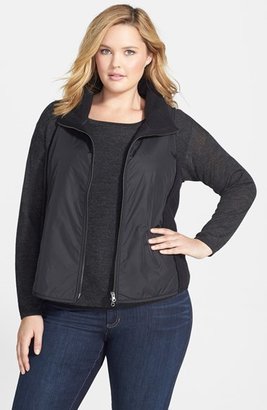 Eileen Fisher Mixed Media Vest (Plus Size)