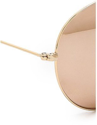 Victoria Beckham 18k Gold Mirror Aviator Sunglasses