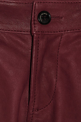 Balmain Pierre Leather skinny pants