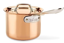 All-Clad c2 Copper-clad 2 Quart Sauce Pan with Lid