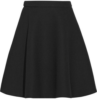 Neil Barrett Neoprene-bonded crepe skirt