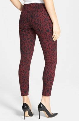 CJ by Cookie Johnson 'Wisdom' Leopard Print Stretch Ankle Skinny Jeans