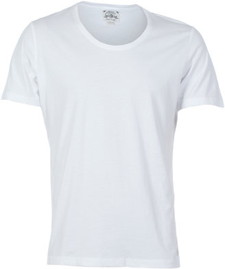 Diesel T-Fingaro White Scoop Neck T-Shirt