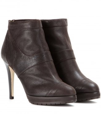 Jimmy Choo Druce Leather Ankle Boots