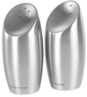 Cole & Mason Stainless steel salt and pepper shaker set