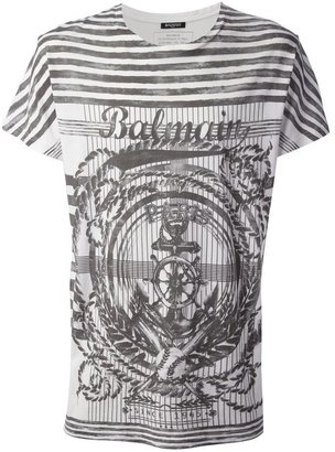 Balmain nautical print t-shirt