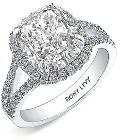 Nordstrom Bony Levy 'Bridal' Diamond Split Shank Semi Mount Ring Exclusive)