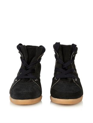 Isabel Marant Bobby suede wedge trainers