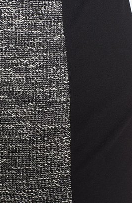 Eileen Fisher Sleeveless Colorblock Tweed Knit Dress (Regular & Petite)