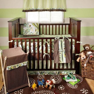 My Baby Sam 3-pc. Paisley Splash Crib Bedding Set