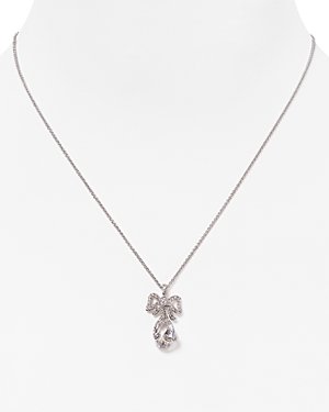 Nadri Lavish Bow Pendant Necklace, 16