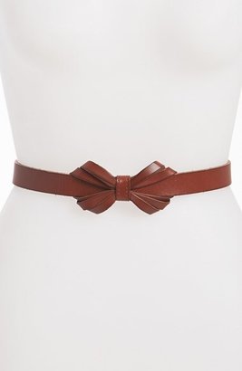 Fossil 'Bow' Leather Belt