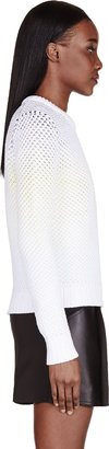 Proenza Schouler White Ombre Honeycomb Sweater