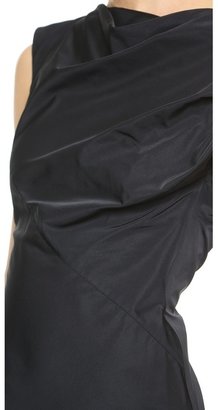 Vera Wang Collection Twisted Shoulder Top