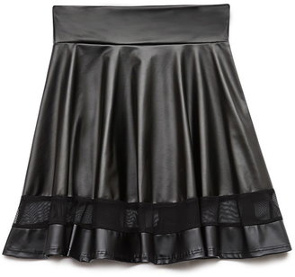 Forever 21 Edgy Girl Faux Leather Skirt