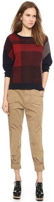 Band Of Outsiders Corduroy Patch Slouchy Chino Pants