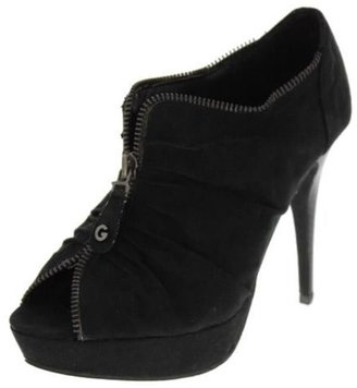 G by Guess NEW Caryn Black Embellished Platform Heels 8.5 Medium (B,M) BHFO