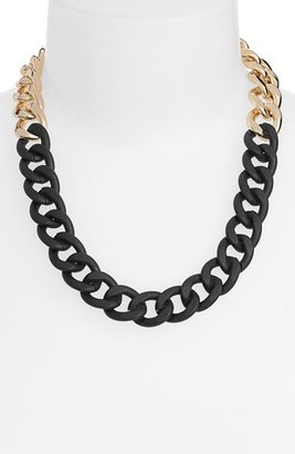 Nordstrom Two-Tone Curb Link Necklace