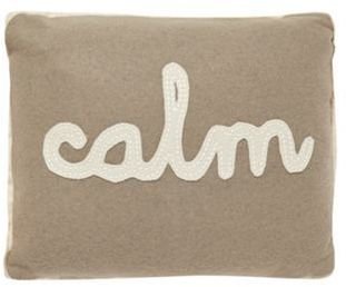 Debenhams Cream 'Calm' cushion