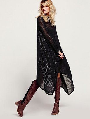 Free People Sequin Sheer Maxi